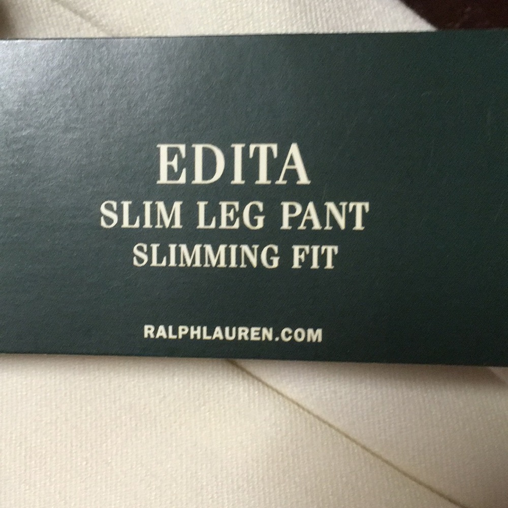 SOLD NWT Lauren Ralph Lauren size 10 lined slacks - Picture 5 of 6